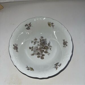 Winterling Bavaria Germany Serving Bowl China Floral Rose Pattern Serving